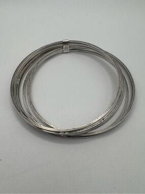 Vintage Taxco 925 Silver Multi Band
Bangle Bracelet